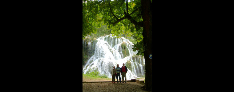 les cascades des tuffes, vers les grottes de Beaumes les Messieurs.